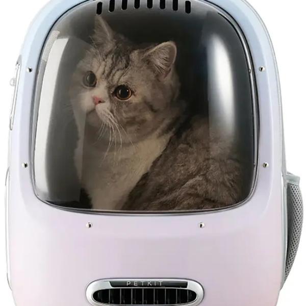 Mochila Inteligente Transportador de Gatos Breezy2 (Rosa) - PETKIT