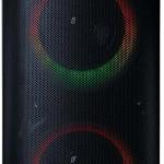 Coluna Portátil Bluetooth PA - 210BK 100W c/ Luz LED (Preto) - LENCO