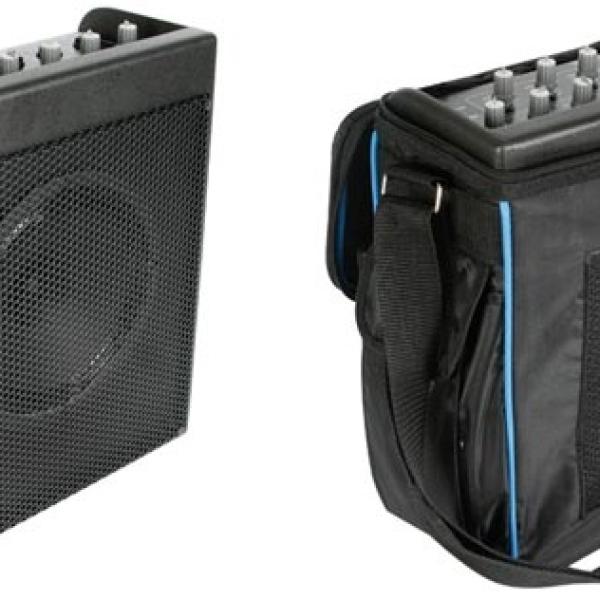 Coluna Amplificada Portátil c/ Leitor USB - HQ POWER