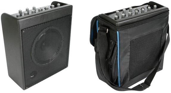 Coluna Amplificada Portátil c/ Leitor USB - HQ POWER