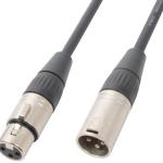 Cabo DMX Canon Macho - Canon Fêmea (75cm) - POWER DYNAMICS CONNEX