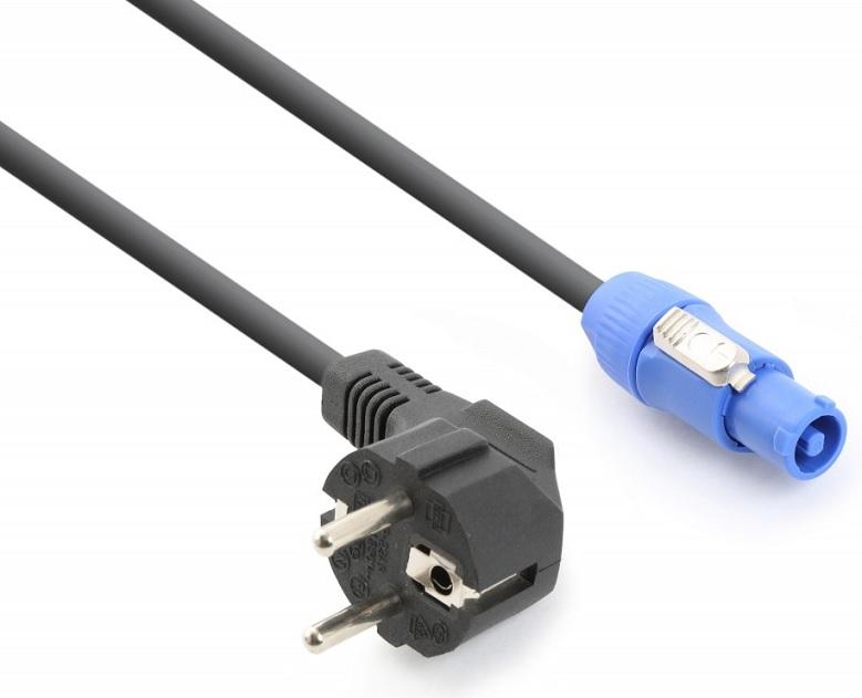 Cabo Alimentação POWERCON - Schuck Macho (1,5 mts) - POWER DYNAMICS CONNEX