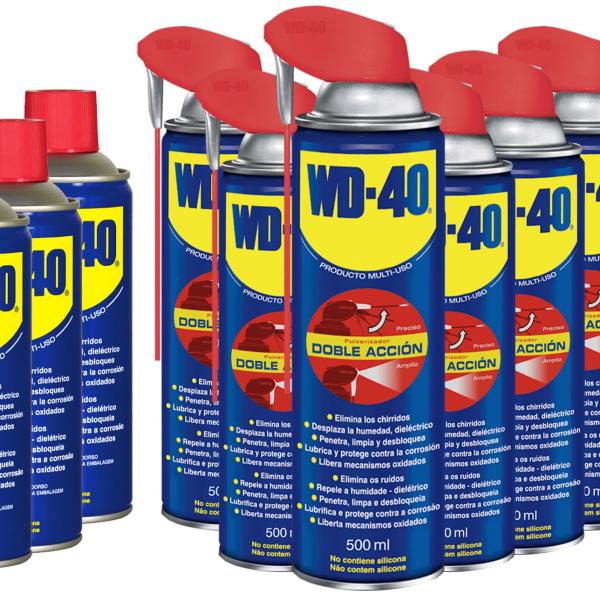Pack 6x Spray Multiusos (400ml) + 6x Spray Multiusos (500ml) c/ Oferta Guarda - Chuva - WD - 40