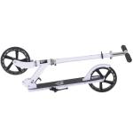 Trotinete Dobrável para Crianças de 7 a 14 Anos Trotinete Infantil com Guiador Ajustável em 4 Níveis e Travão 88x37x75 - 100cm Branco