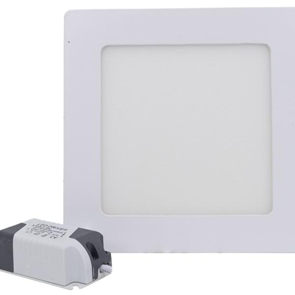 Painel de LED Quadrado (14,5 x 14,5 cm) 9W 6000K 810Lm