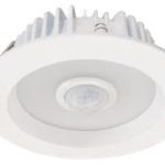 Painel de LED Redondo Ø11cm 5W Branco Q. 3000K 450Lm c/ Sensor Movimento
