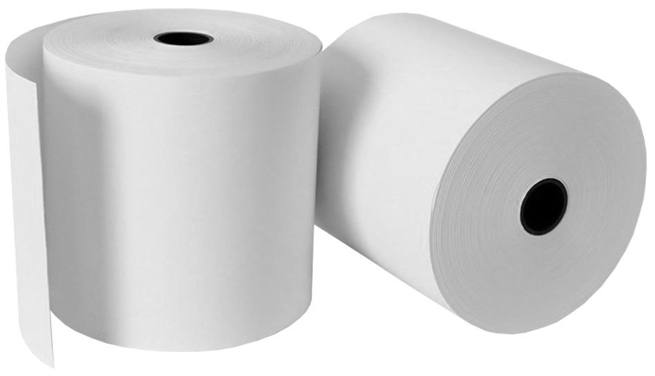 Rolo de Papel Térmico 80x80mm Branco