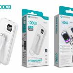 Power Bank 10000mAh PB-013 - Carregamento Rápido 22.5W PD20W com Cabo Integrado
