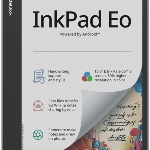 E - Book 10,3 InkPad Eo 64GB (Cinzento) - POCKETBOOK
