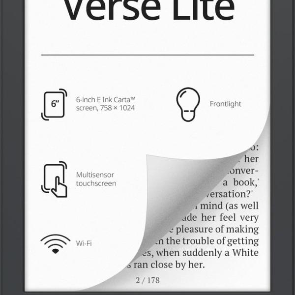 E - Book Verse Lite 6 8GB (Cinza) - POCKETBOOK