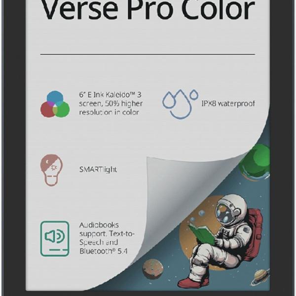 E - Book 6 Verse Pro Color 16GB (Stormy Sea) - POCKETBOOK