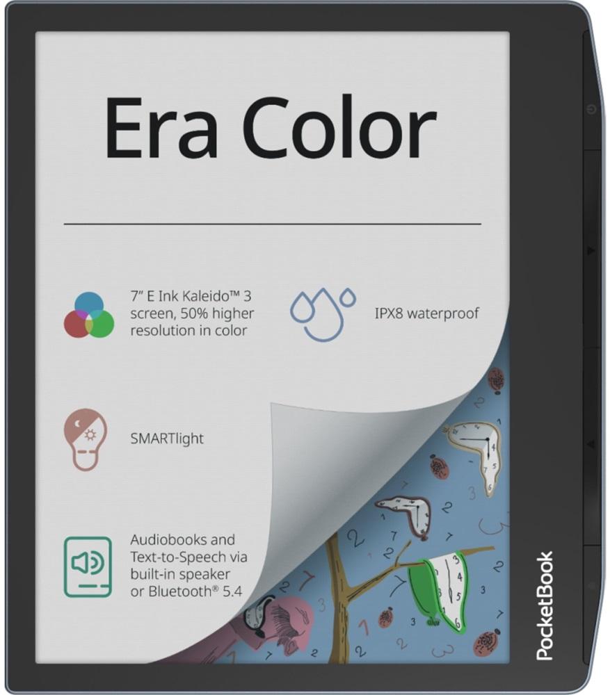E - Book Era Color 7 32GB Wi - Fi (Preto/Azul Claro) - POCKETBOOK