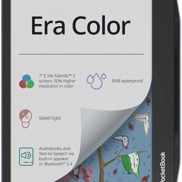 E - Book Era Color 7 32GB Wi - Fi (Preto/Azul Claro) - POCKETBOOK