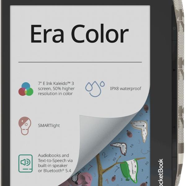E - Book 7 Era Color Bundle DKNY 32GB Wi - Fi (Bege) - POCKETBOOK
