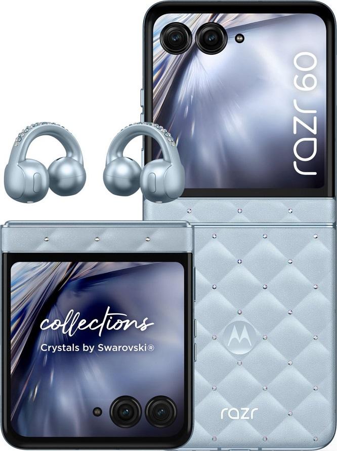 Smartphone Motorola Razr 60 5G 6.9 8GB/256GB Dual SIM + Moto Buds Loop (Edição Swarovski)
