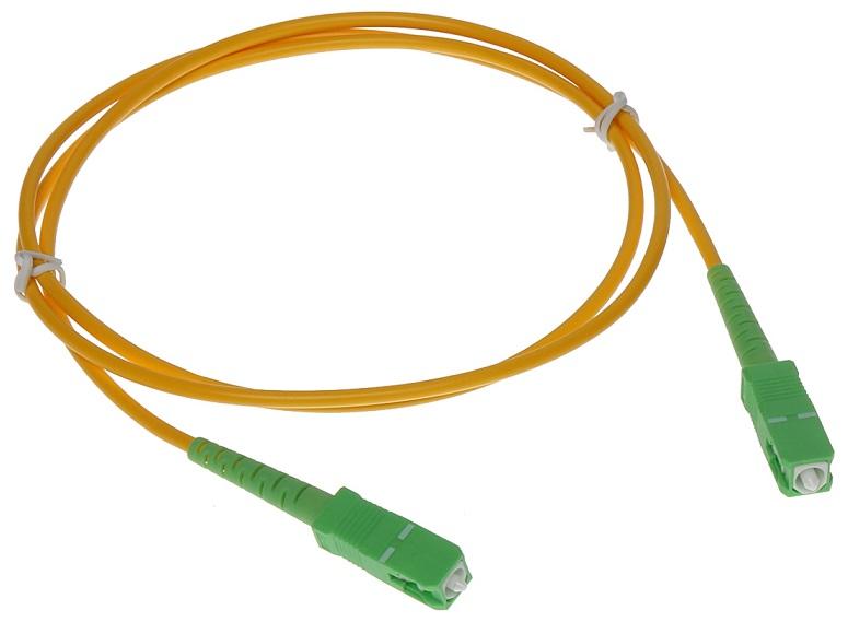 Cabo Fibra MONOMODO SC/APC - SC/APC - 1 metro
