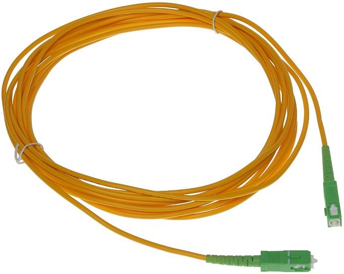 Cabo Fibra MONOMODO SC/APC - SC/APC - 5 mts