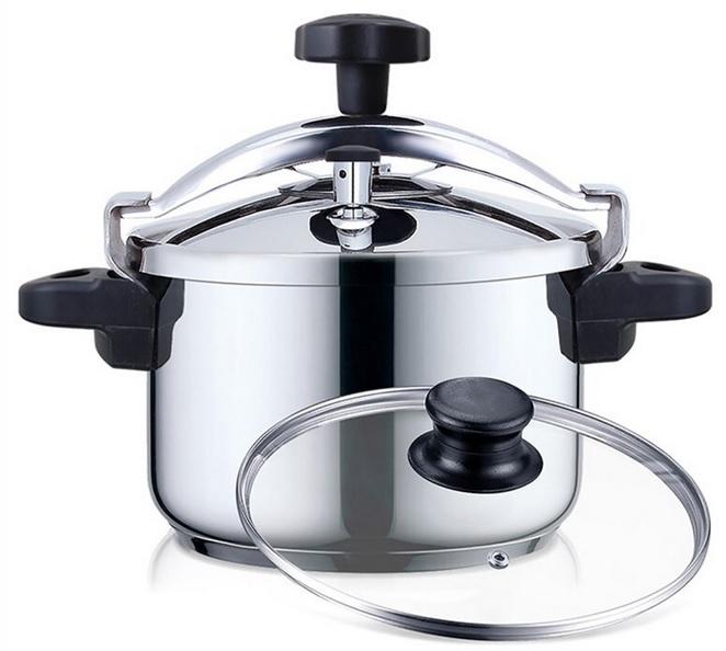 Panela de Pressão PC - 8SS.020A 8L INOX - HAEGER