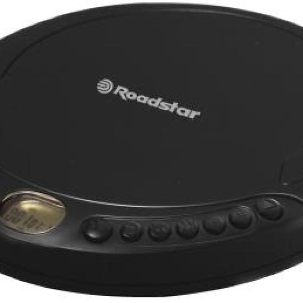 Leitor CD Portátil (Preto) - ROADSTAR
