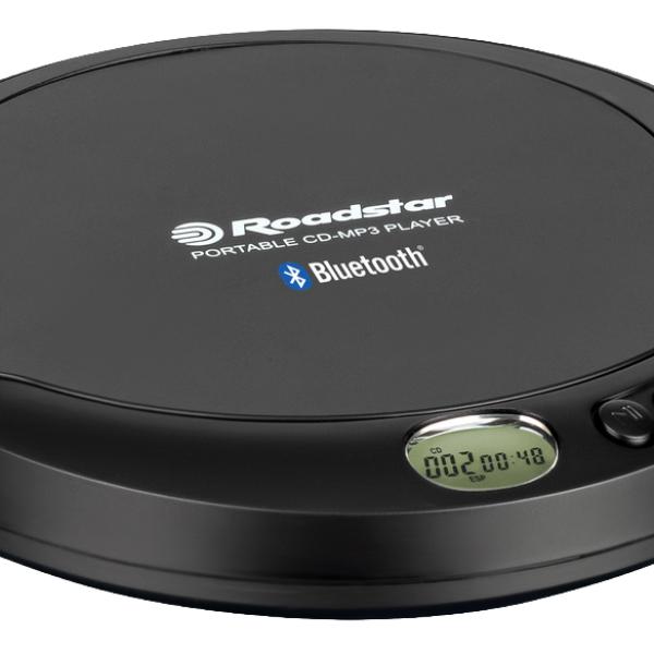 Leitor CD Portátil PCD - 499BT (Preto) - ROADSTAR