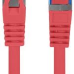Cabo de Rede S/FTP RJ45 CAT6A Vermelho (5 mts) - LANBERG