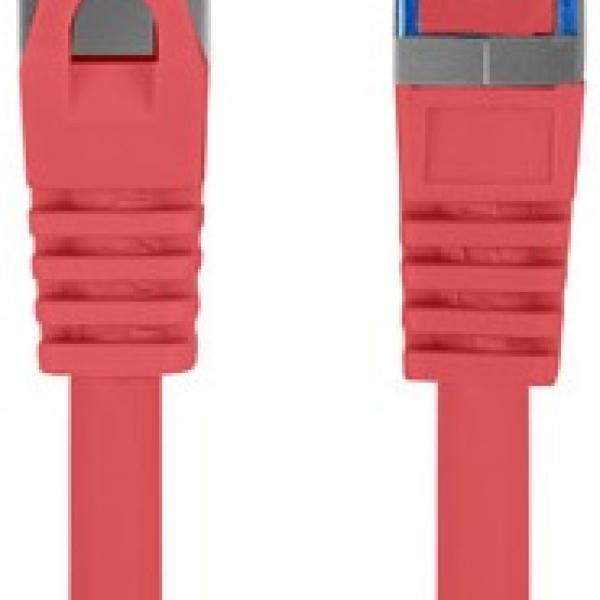 Cabo de Rede S/FTP RJ45 CAT6A Vermelho (5 mts) - LANBERG