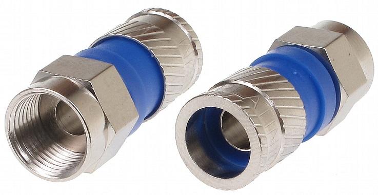 Ficha F Compressão p/ Cabo RG6 e RG59