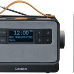 Rádio Portátil Digital PDR - 065BK FM/DAB+ (Preto) - LENCO