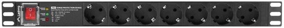 PDU 19 1U 7 Tomadas CA (2 mts) - LANBERG