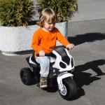 Mota BMW Infantil 6V Elétrica para Crianças 18 - 36 Meses com Faróis Música 2,5km/h Preto 66x37x44 cm