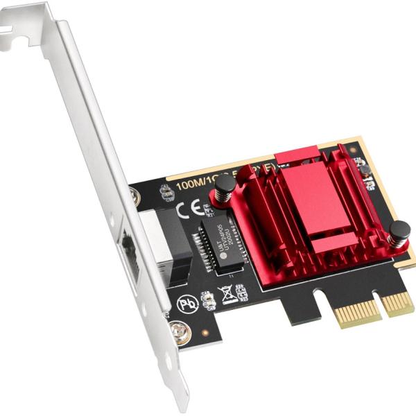 Placa de Rede 2.5Gbps PCI Express - CUDY