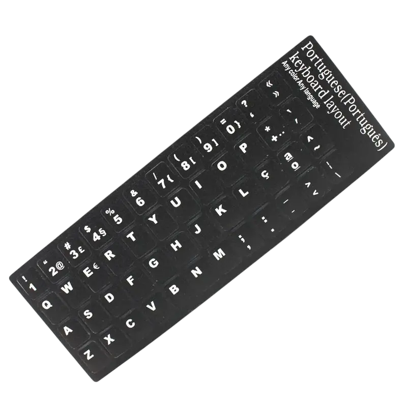 Autocolante Teclado PT (Preto)