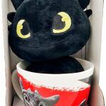 Caneca + Peluche Desdentado Como Treinar o Teu Dragão (18cm) - DREAMWORKS