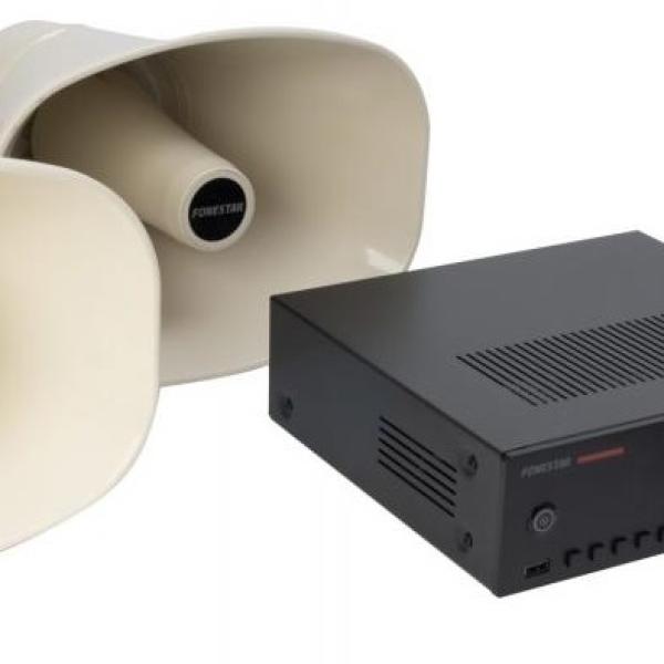 Pack Equipamento Eleitoral (1x Amplificador + 2 Megafones) - FONESTAR
