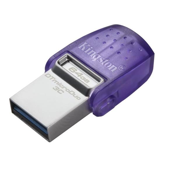 Pen Drive Kingston DataTraveler microDuo 3C 64GB USB + Type - C 3.2 Gen 1