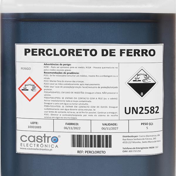 Percloreto de Ferro Ácido Liquido FeCl3 (5L)