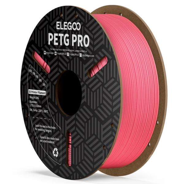 Filamento de Impressão 3D PETG Pro 1,75mm 1Kg (Rosa) - ELEGOO