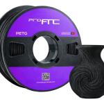 Filamento de Impressão 3D PETG 1,75mm 1Kg (Preto) - ProFTC