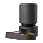 Dispensador de Comida Inteligente Granary 5L c/ 2 Taças e Câmara (Preto) - PETLIBRO
