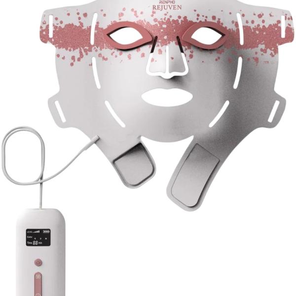 Máscara Facial Artemis Blush (Branco/Rosa) - RENPHO