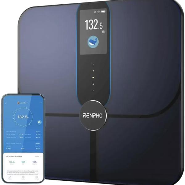 Balança de WC Inteligente Digital Elis Nova (Azul Escuro) - RENPHO