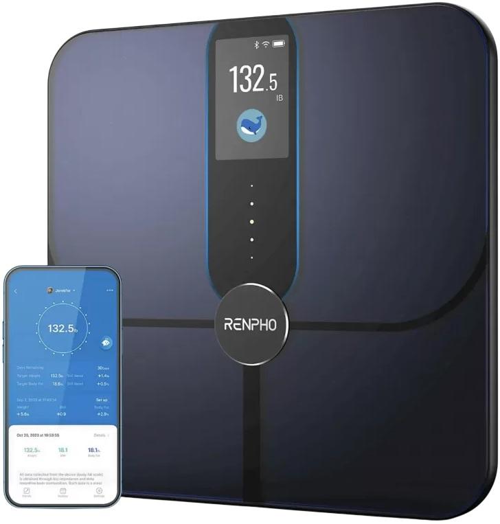 Balança de WC Inteligente Digital Elis Nova (Azul Escuro) - RENPHO
