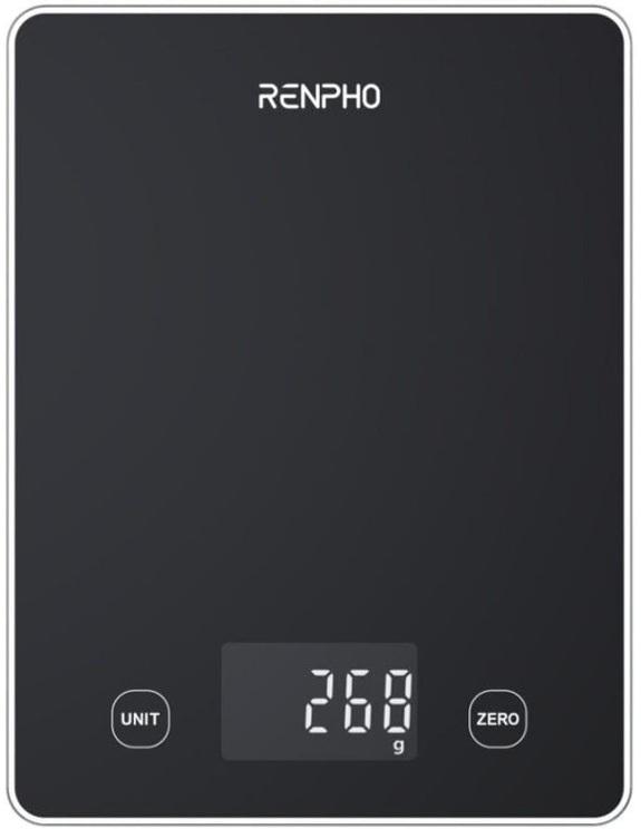Balança de Cozinha Calibra 1L Smart Nutrition 10Kg (Preto) - RENPHO