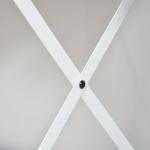 Mesa de escritório multifuncional moderna e minimalista 105x50x76 cm Branco