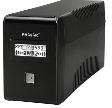 UPS 650VA Interactiva 2x Schuko - PHASAK