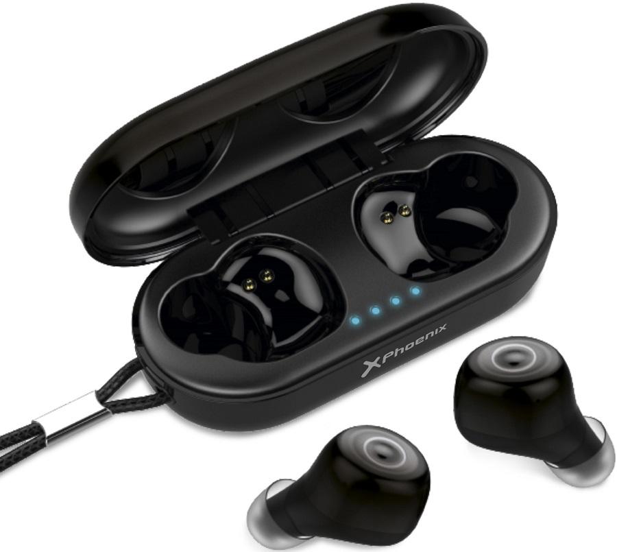 Auriculares Bluetooth 5.0 (Preto) - PHOENIX