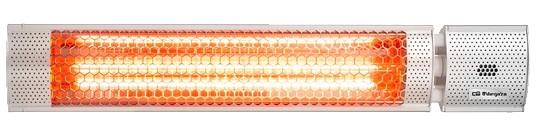 Aquecedor Exterior Infravermelhos 2000W (Branco) - ORBEGOZO