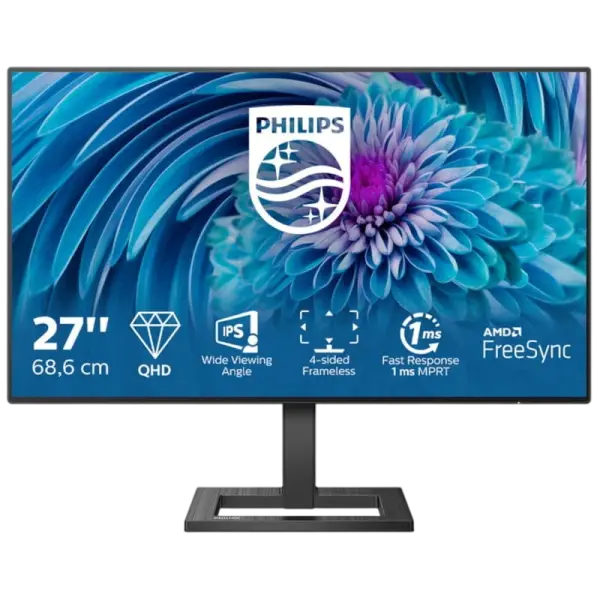 Monitor 27 E Line 275E2FAE/00 4K Ultra HD LED (Preto) - PHILIPS