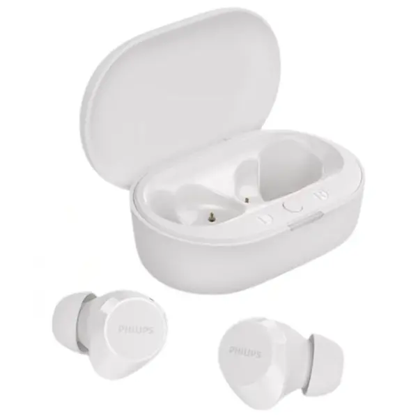 Auriculares Bluetooth True Wireless Stereo TAT1209WT/00 (Branco) - PHILIPS