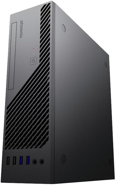 Caixa de PC Micro - ATX Lite S3 Ultra Slim + Fonte de Alimentação Flex ATX 200W (Preto) - PHOENIX